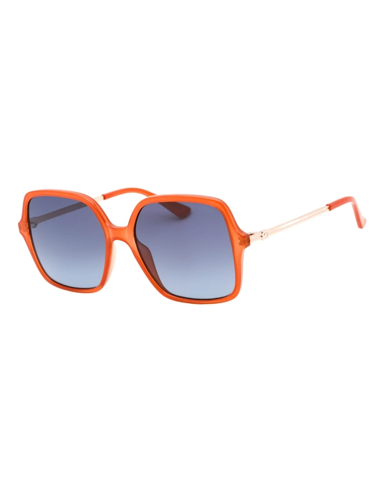 Gradient Blue Lensed Orange Sunglasses