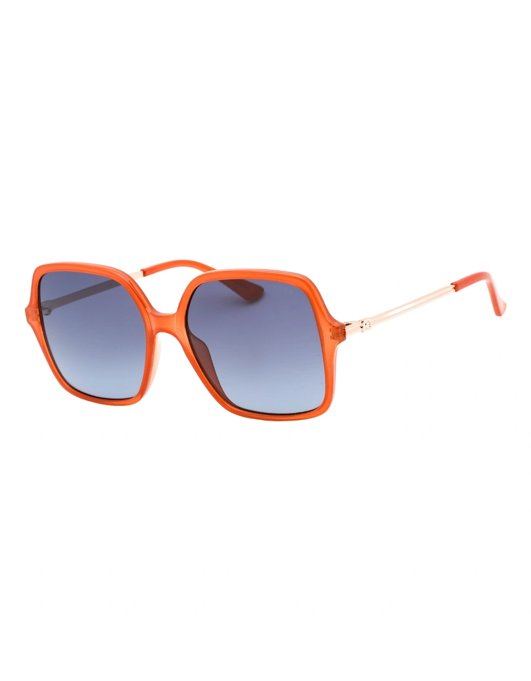 Gradient Blue Lensed Orange Sunglasses