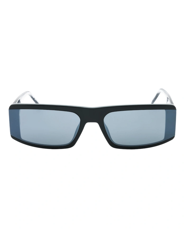 White Arms Grey Sunglasses