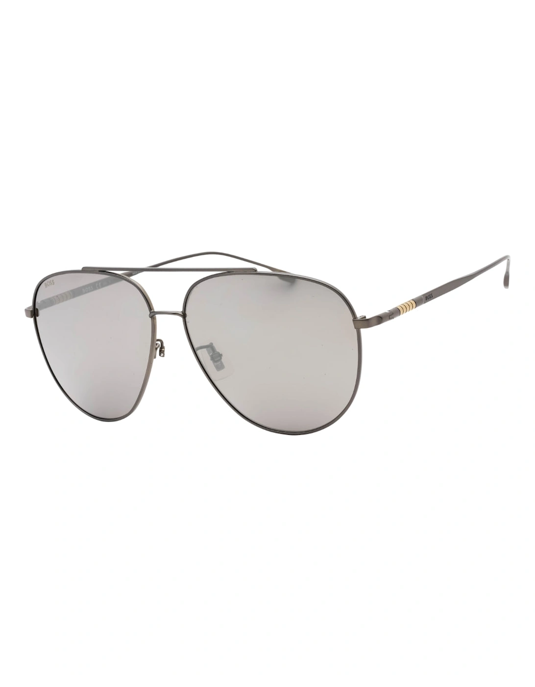 Matte Ruthenium Silver Sunglasses