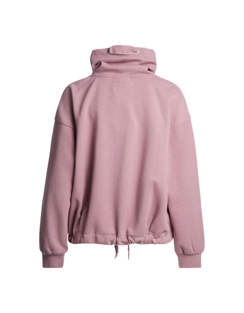 Zelda Taupe Alloy Pink Hoodie