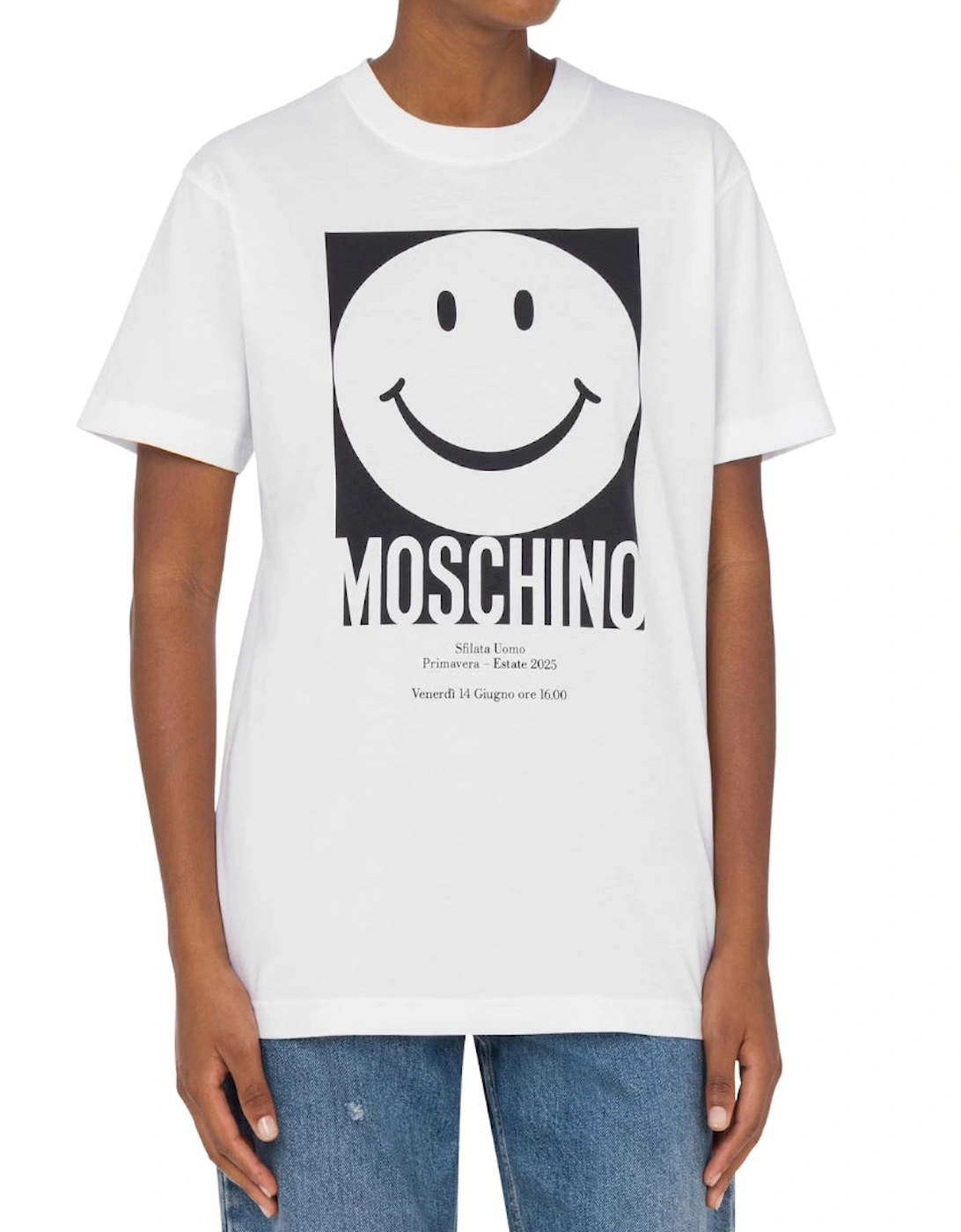Smiley Logo White T-Shirt