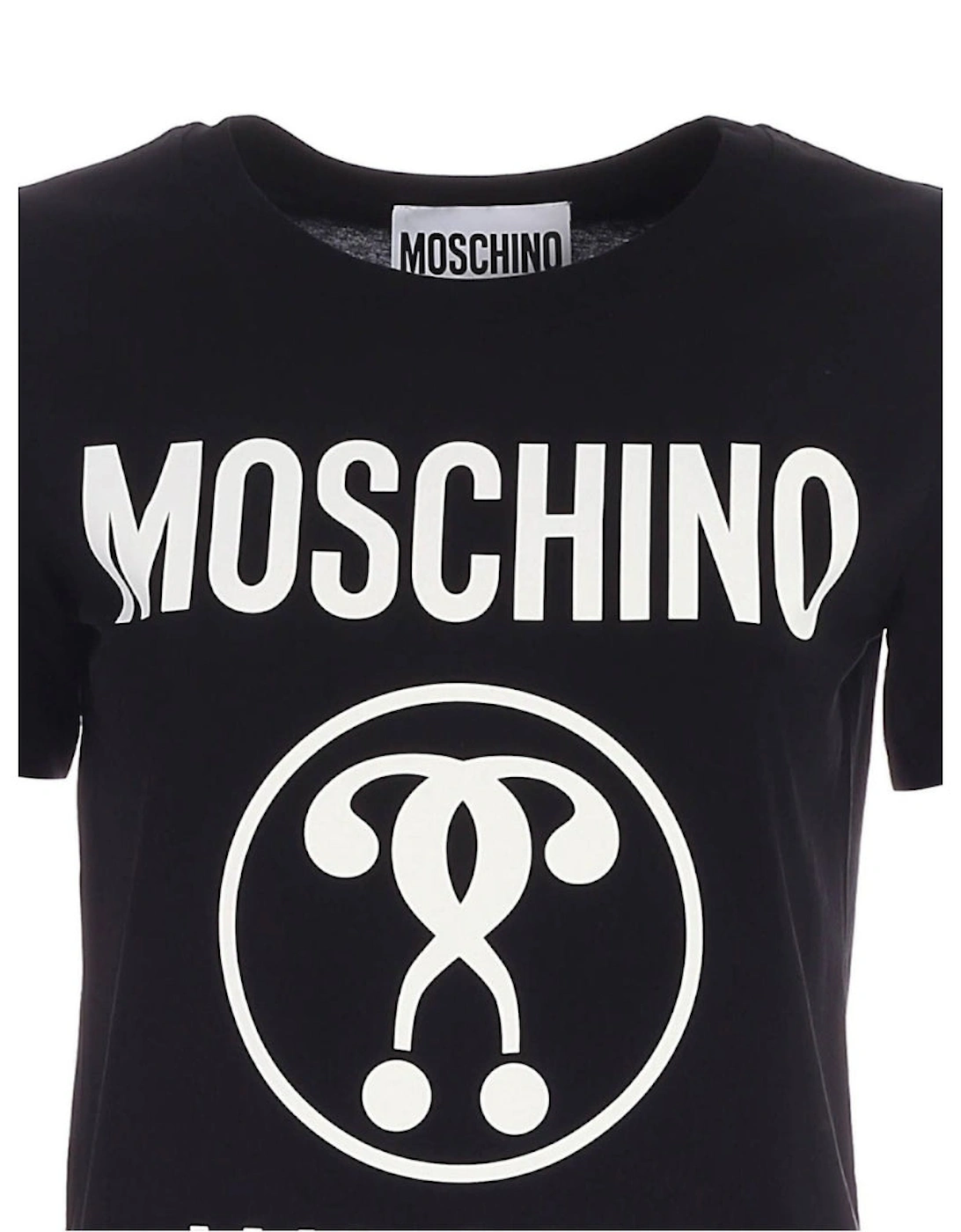 Double Question Mark Black T-Shirt