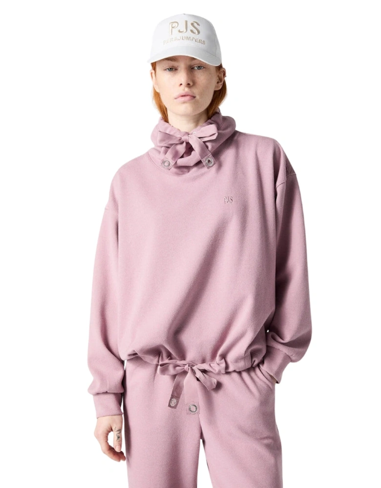 Zelda Taupe Alloy Pink Hoodie