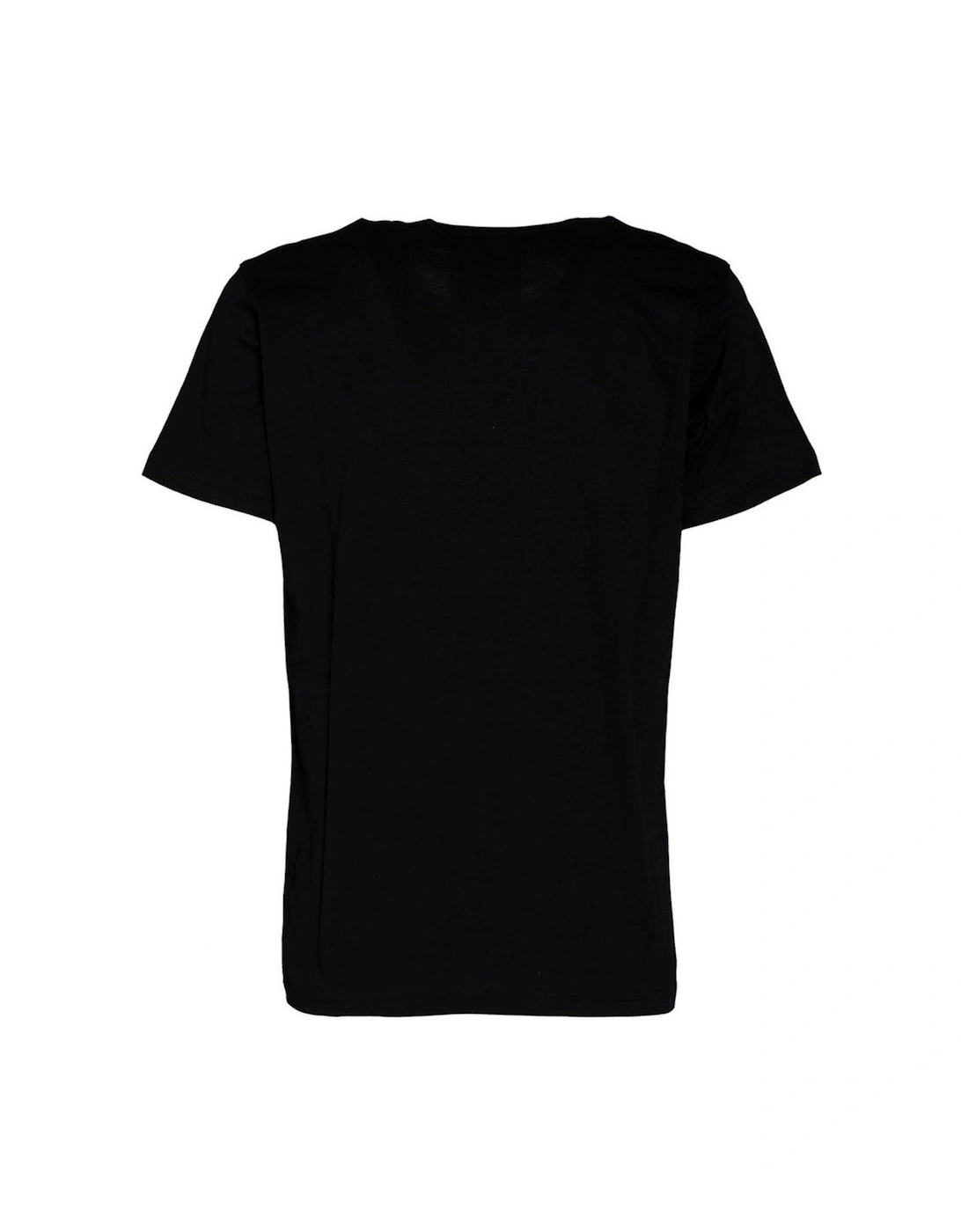 Bold Double Smiley Logo Black T-Shirt