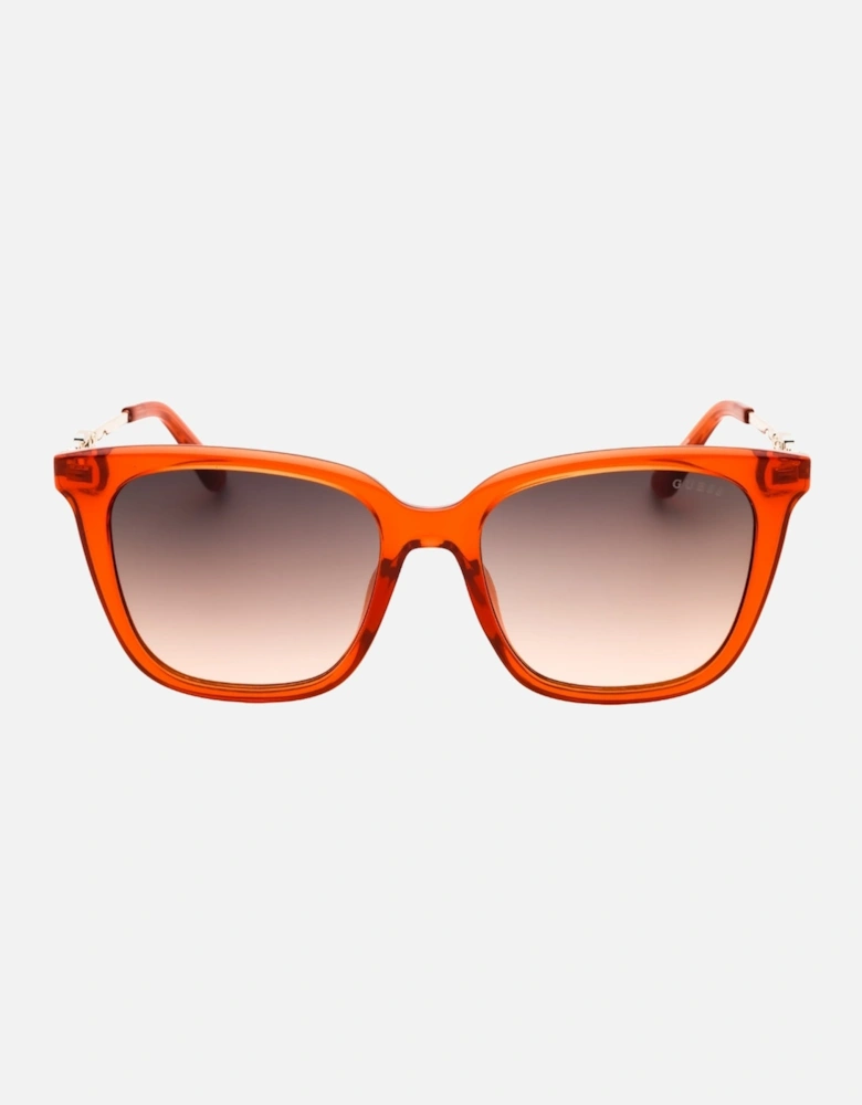 Gold Arms Orange Sunglasses