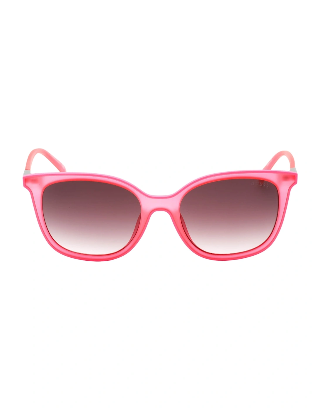 Pink Framed Gradient Brown Lensed Sunglasses, 3 of 2