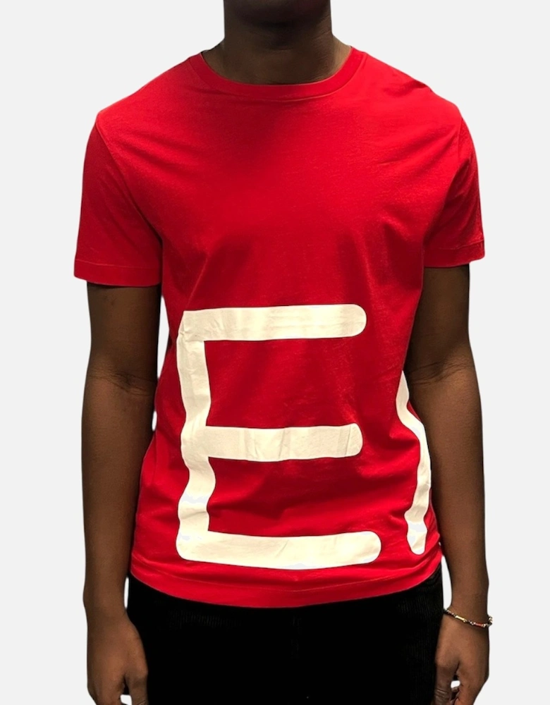 Wrap Logo T Shirt - Red