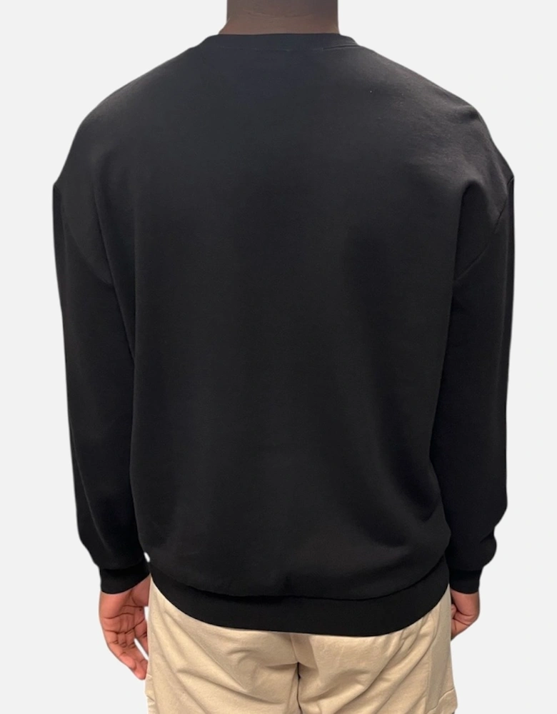 Embroidered Logo Sweatshirt - Black