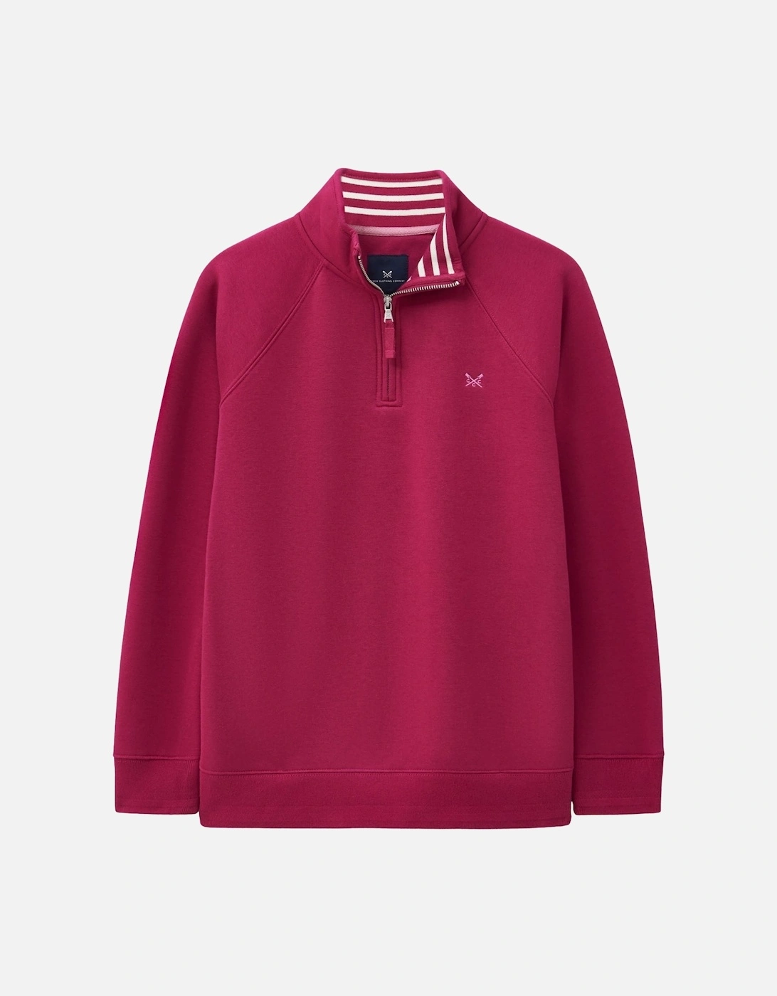 Womens Half Zip Sweat Sweatshirt, 2 of 1