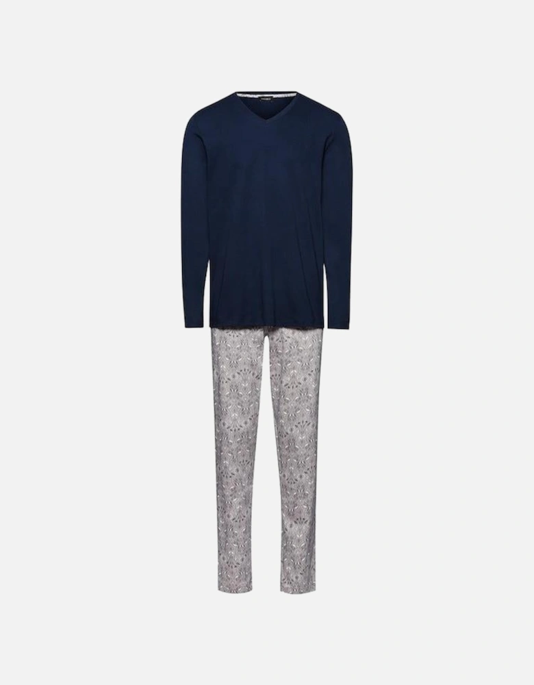 Cozy Comfort Pyjama Set, Pin Patternwork Light