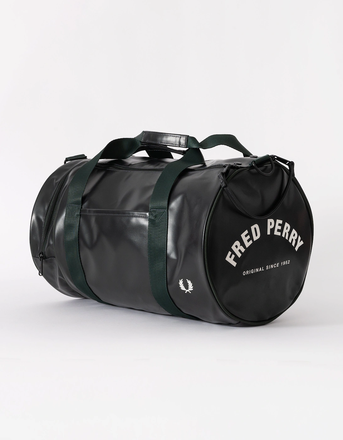 Tonal Barrel Bag - Night Green Q20