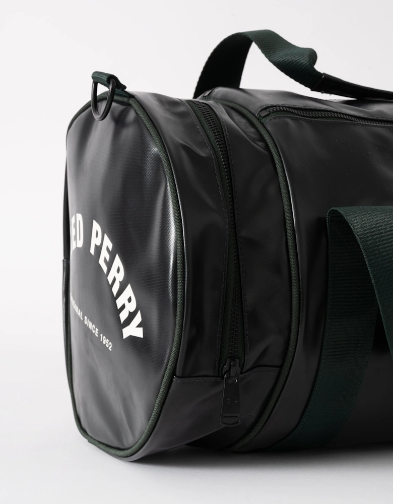 Tonal Barrel Bag - Night Green Q20