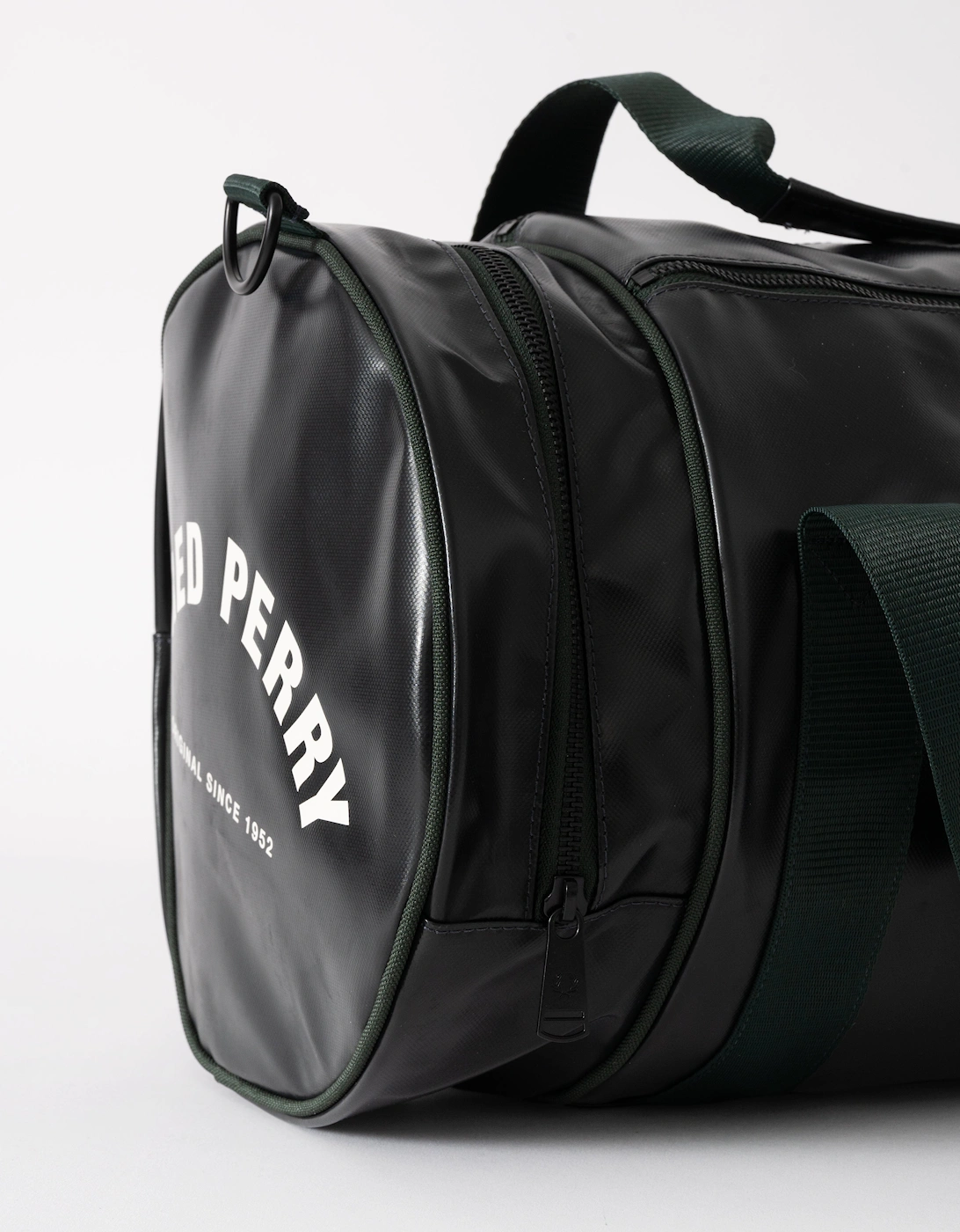 Tonal Barrel Bag - Night Green Q20