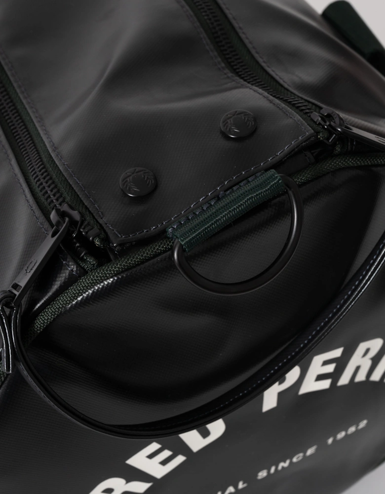 Tonal Barrel Bag - Night Green Q20