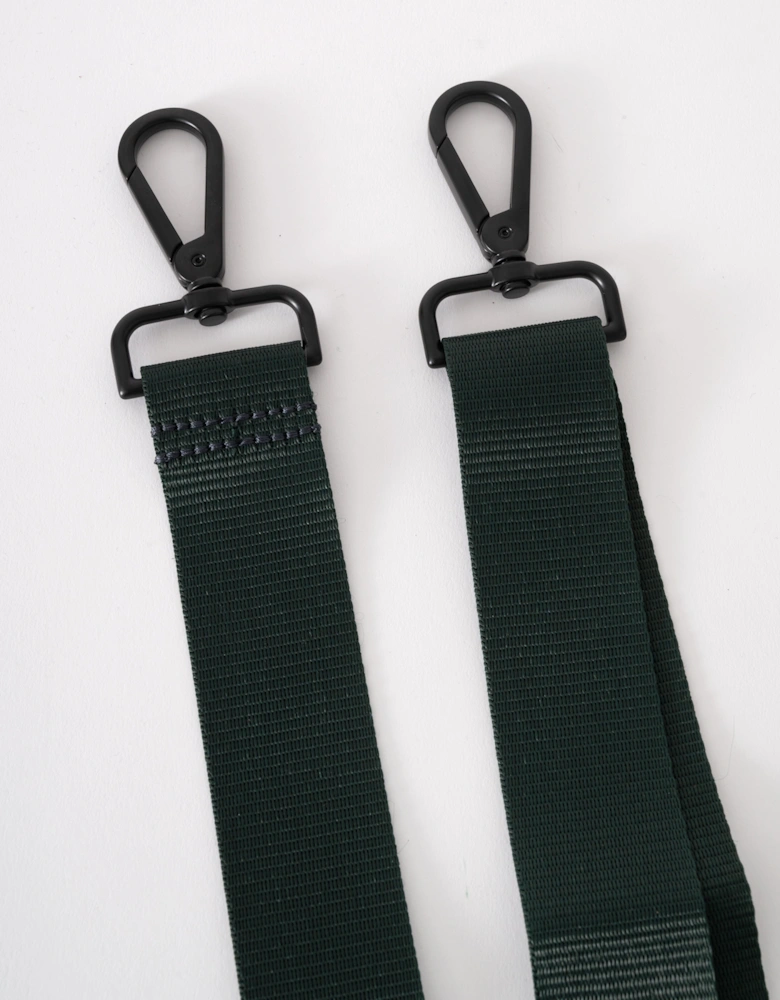 Tonal Barrel Bag - Night Green Q20