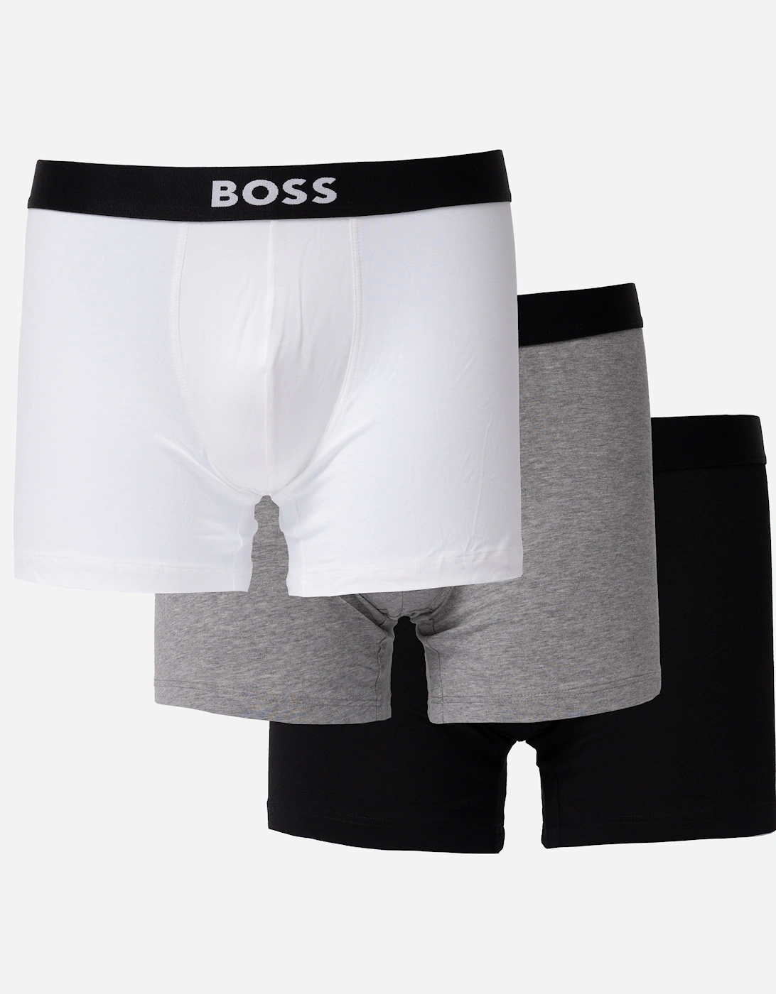 BOSS Orange 3-Pack Mens Stretch Cotton Boxer Briefs - Assorted Pre-Pack 999, 5 of 4