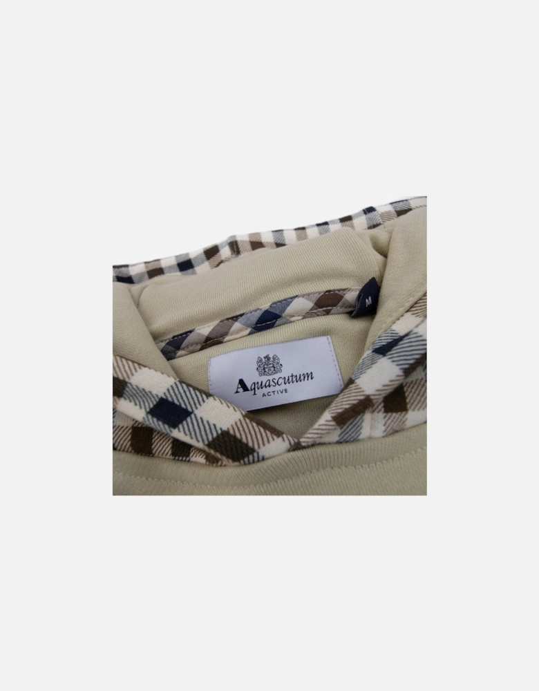 Club Check Hoodie Beige 03