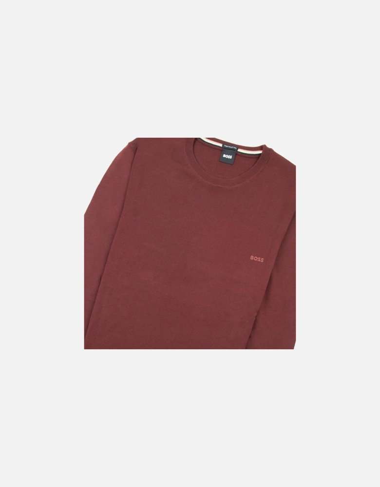 Botto-l Embroidered Logo With Responsible Wool Swe Burgundy 604