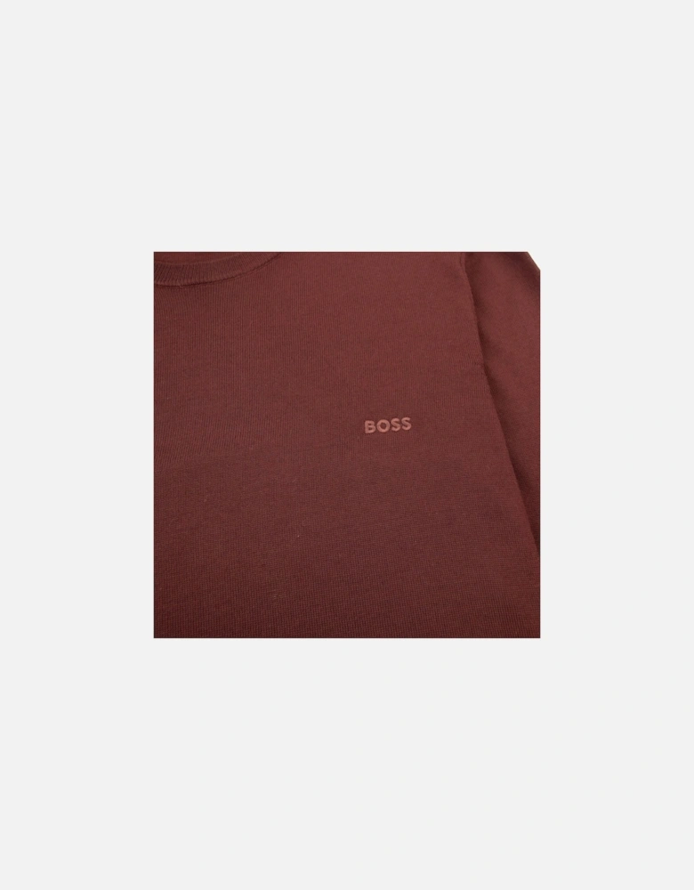 Botto-l Embroidered Logo With Responsible Wool Swe Burgundy 604