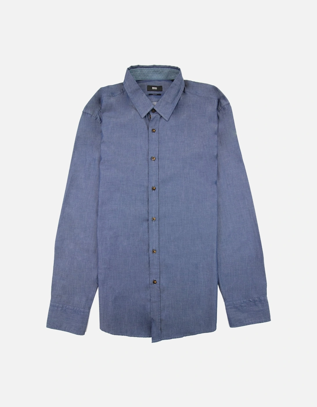 Ronny_36 Concealed Stripe Shirt Denim Blue, 4 of 3