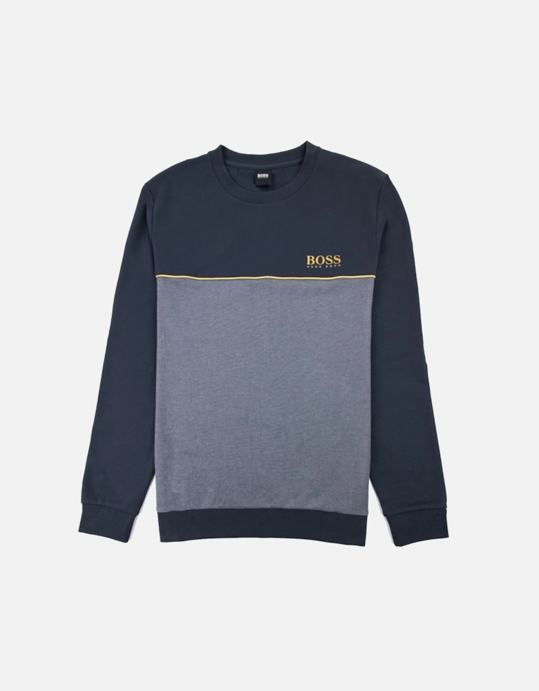 Loungewear Tracksuit Sweatshirt Navy Grey