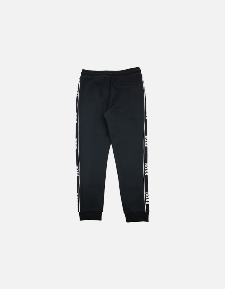 Lamont Tape Logo Tracksuit Pants Black 001