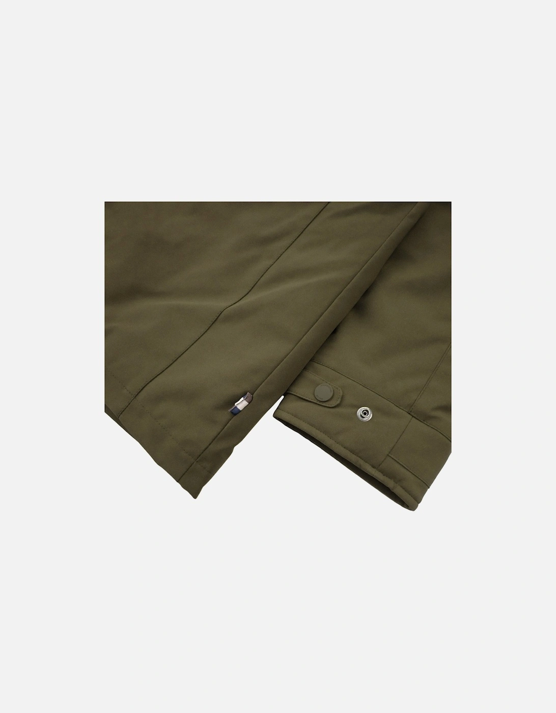 Shell Active Mid Trench Coat Army Green 06