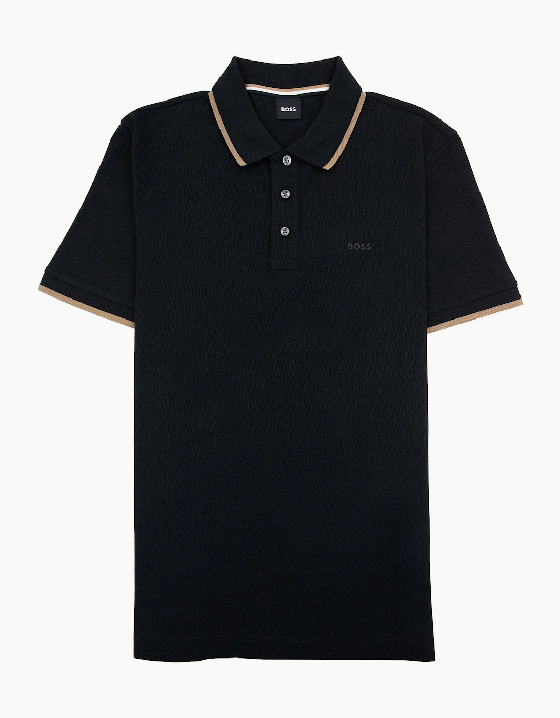 Hugo Boss Men's Black Parlay 190 Polo Shirt 001 - Size: 36