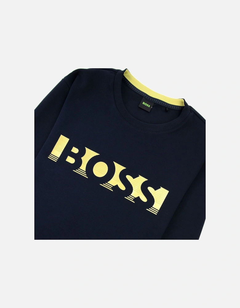 Salbo 1 Crew Neck Sweat Dark Blue 402