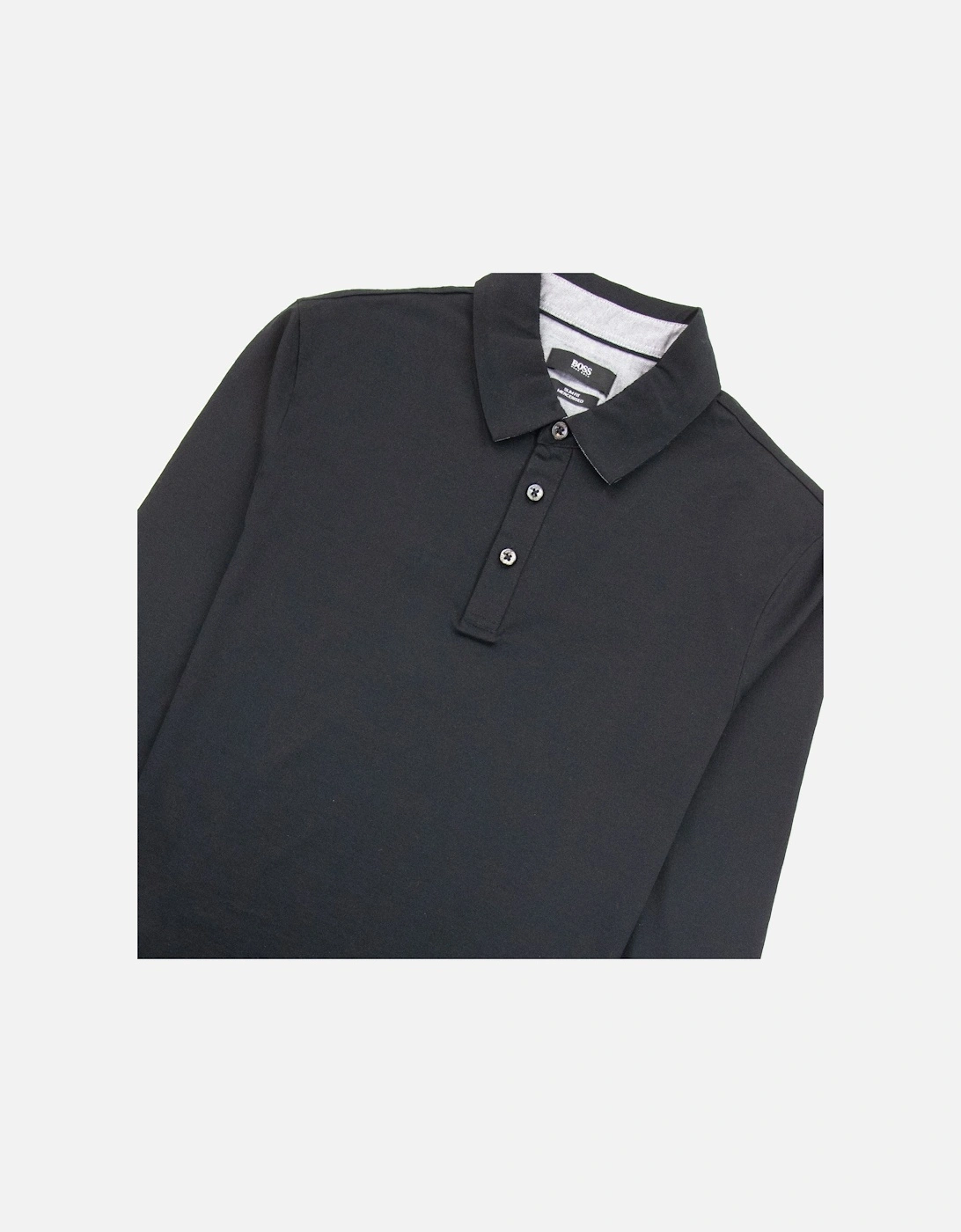 Paver 01 Long Sleeve Cuff Polo Black