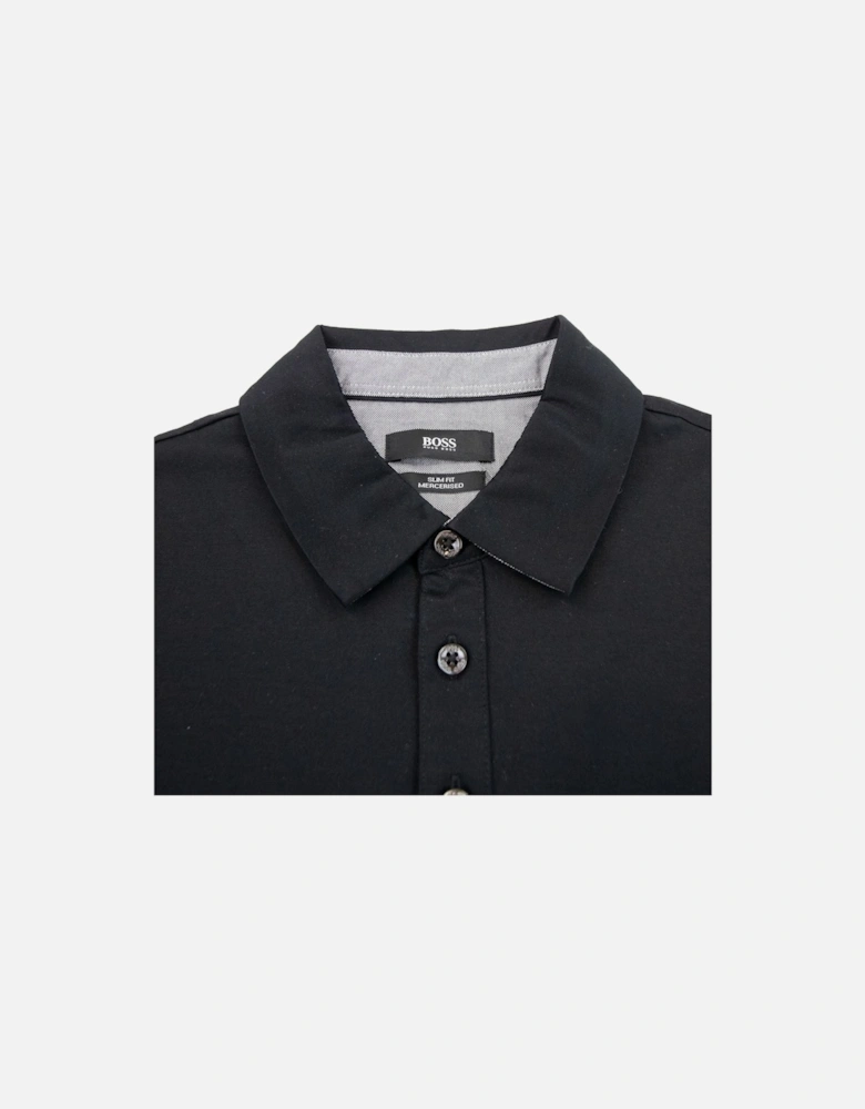Paver 01 Long Sleeve Cuff Polo Black