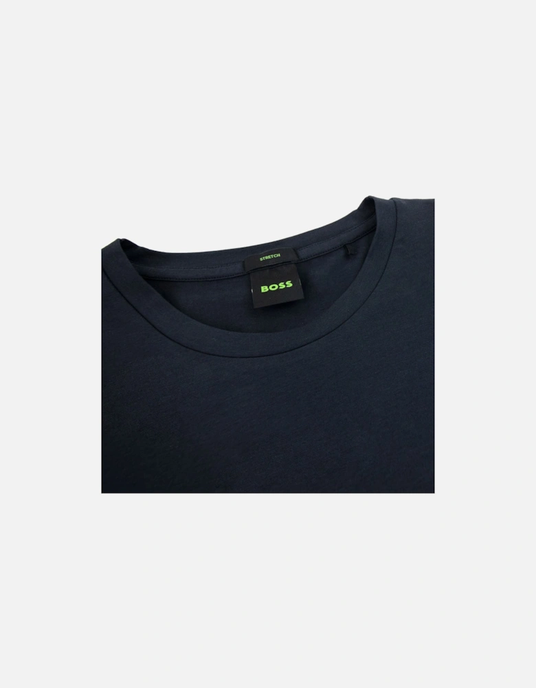 Tee 4 Logo Print T Shirt Dark Navy 402