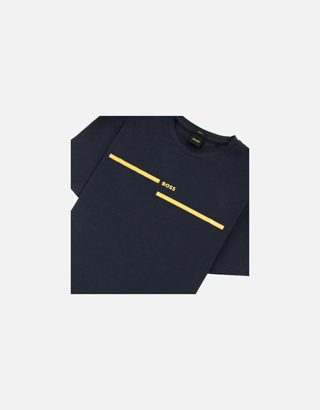 Tee 4 Logo Print T Shirt Dark Navy 402