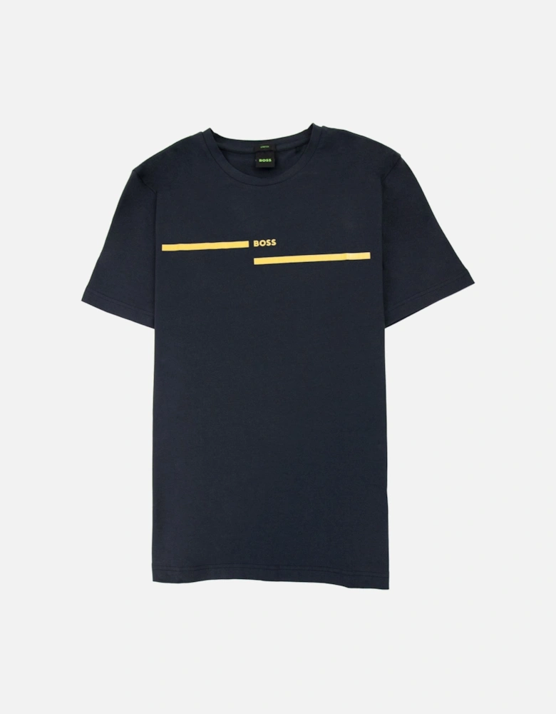 Tee 4 Logo Print T Shirt Dark Navy 402