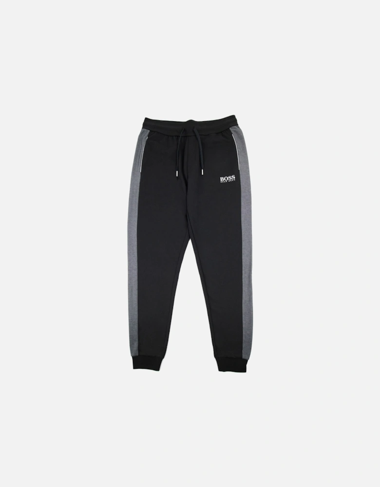 Metalic Detail Tracksuit Pants Black 001