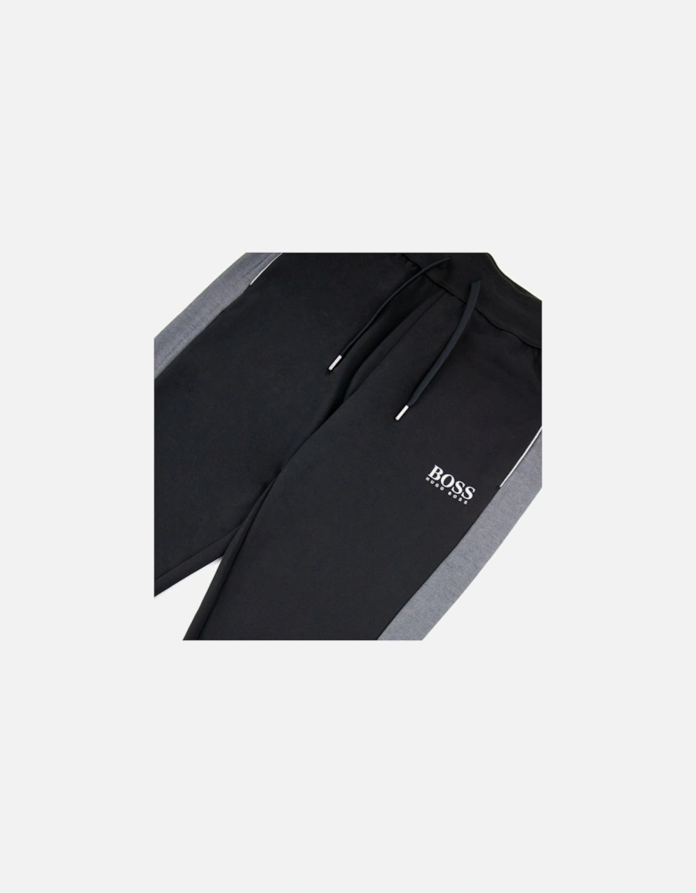 Metalic Detail Tracksuit Pants Black 001