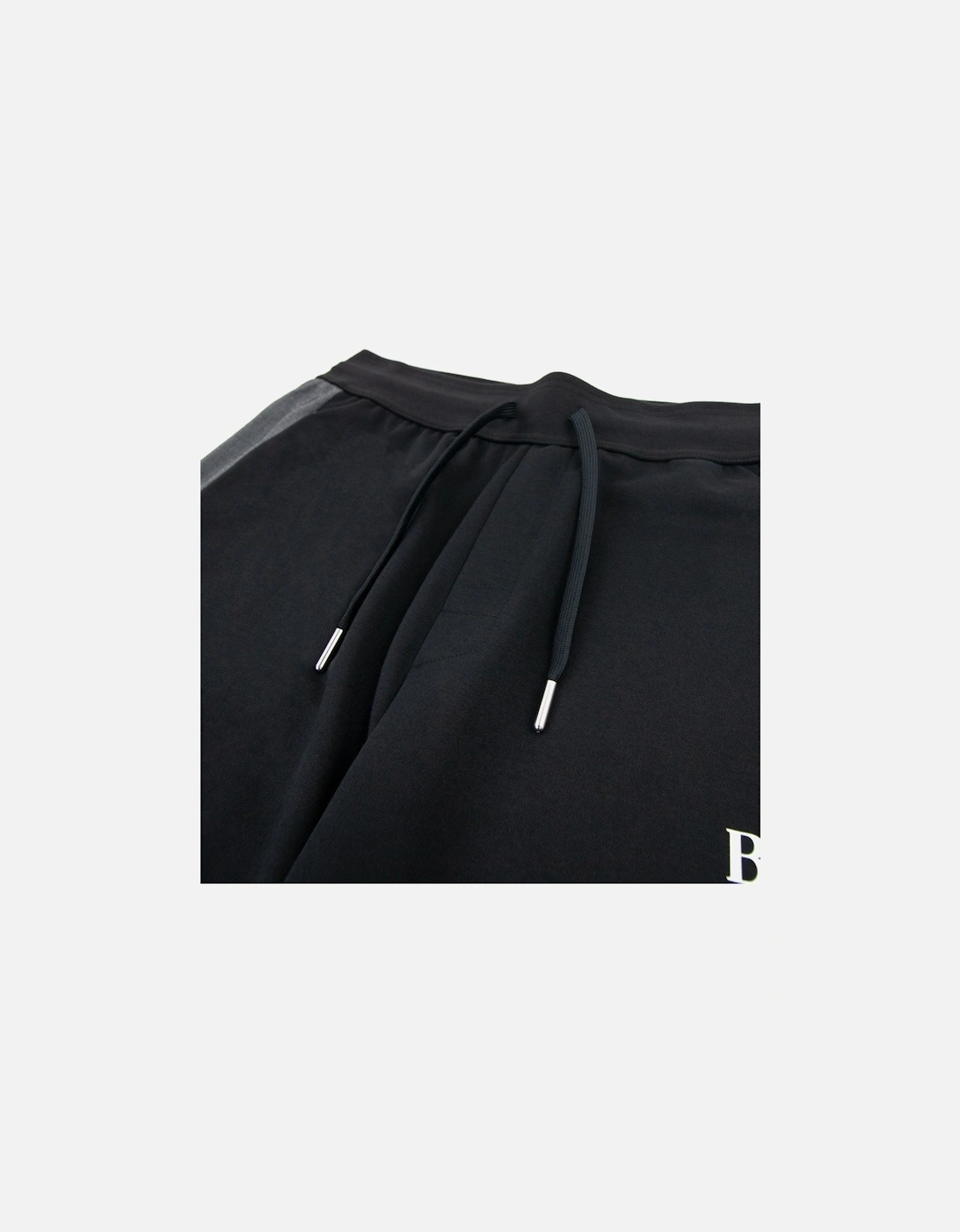 Metalic Detail Tracksuit Pants Black 001