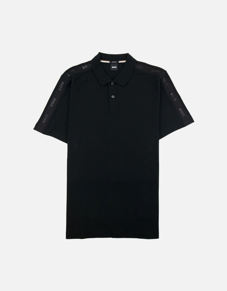 Parlay 175 Logo Insert S/s Polo Black 001