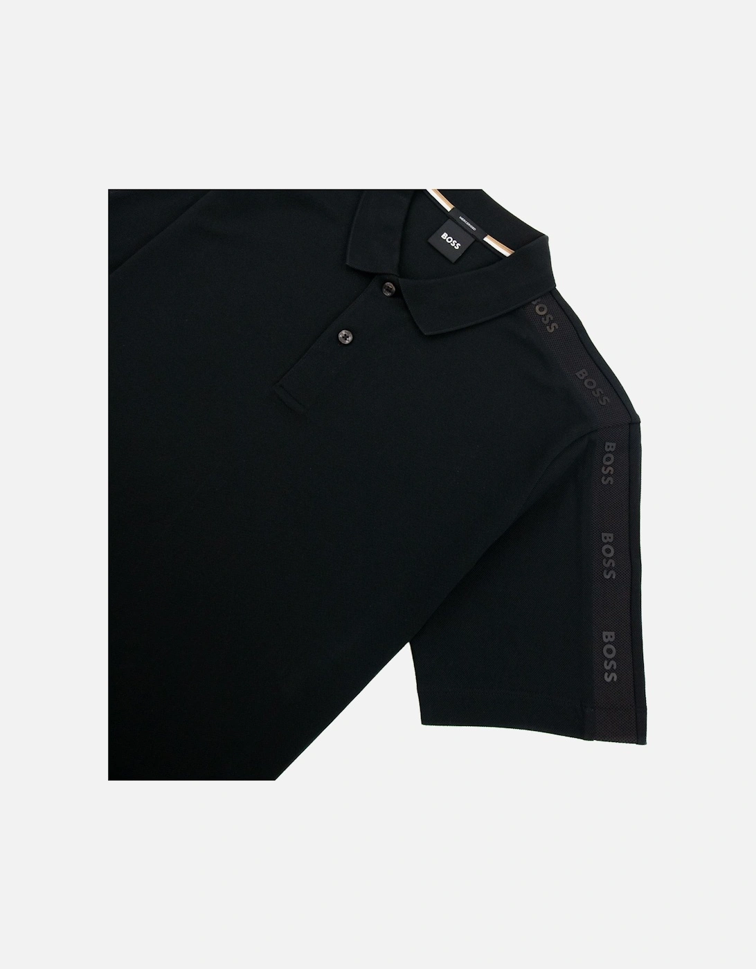 Parlay 175 Logo Insert S/s Polo Black 001