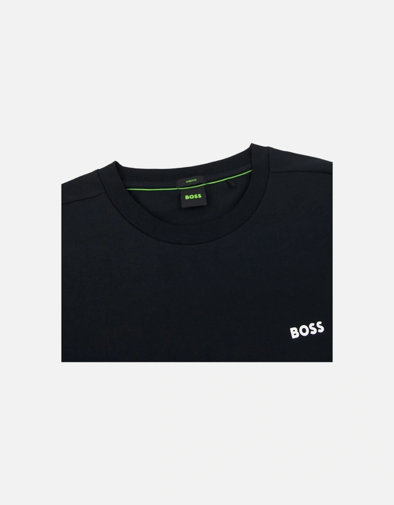 Tee Contrast Logo T Shirt Navy 405