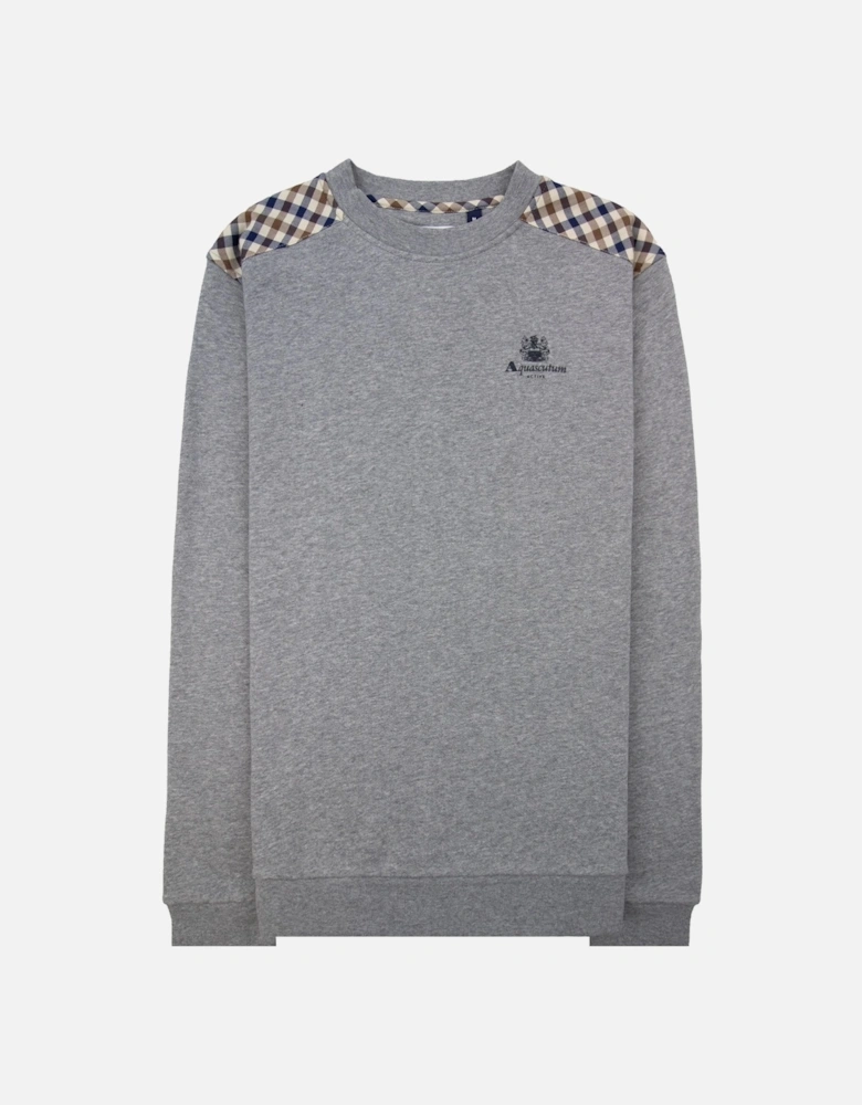 Cc Shoulder Crewneck Fleece Dark Grey Melange 53