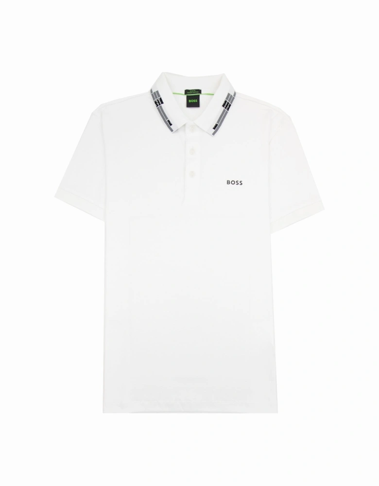 Paule Slim Fit Laxury Cotton Polo White 100