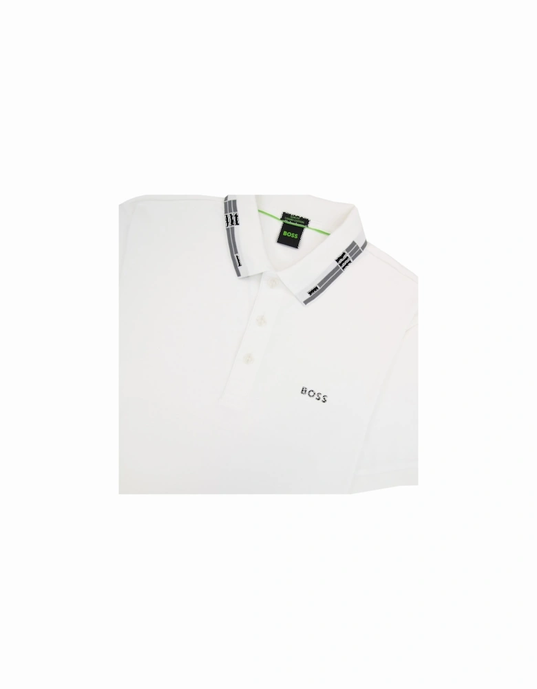 Paule Slim Fit Laxury Cotton Polo White 100