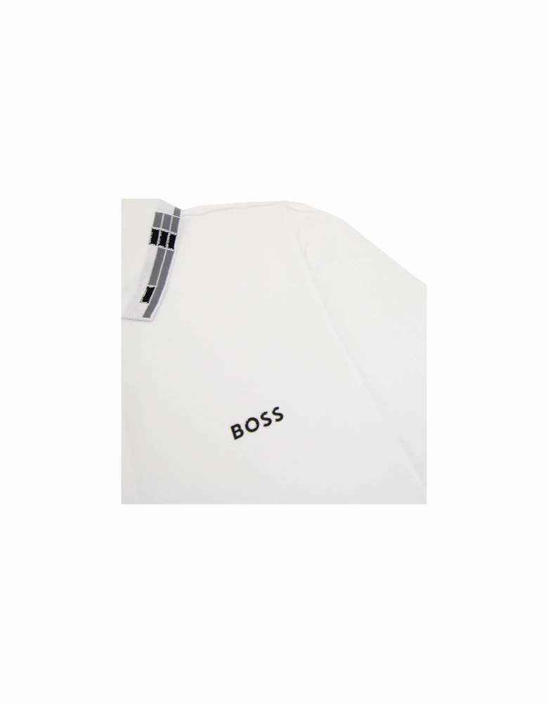 Paule Slim Fit Laxury Cotton Polo White 100