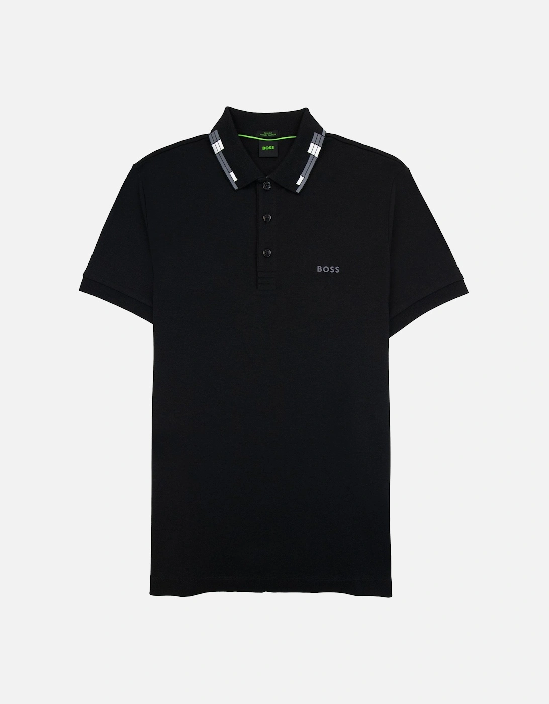 Paule Slim Fit Laxury Cotton Polo Black 001, 5 of 4