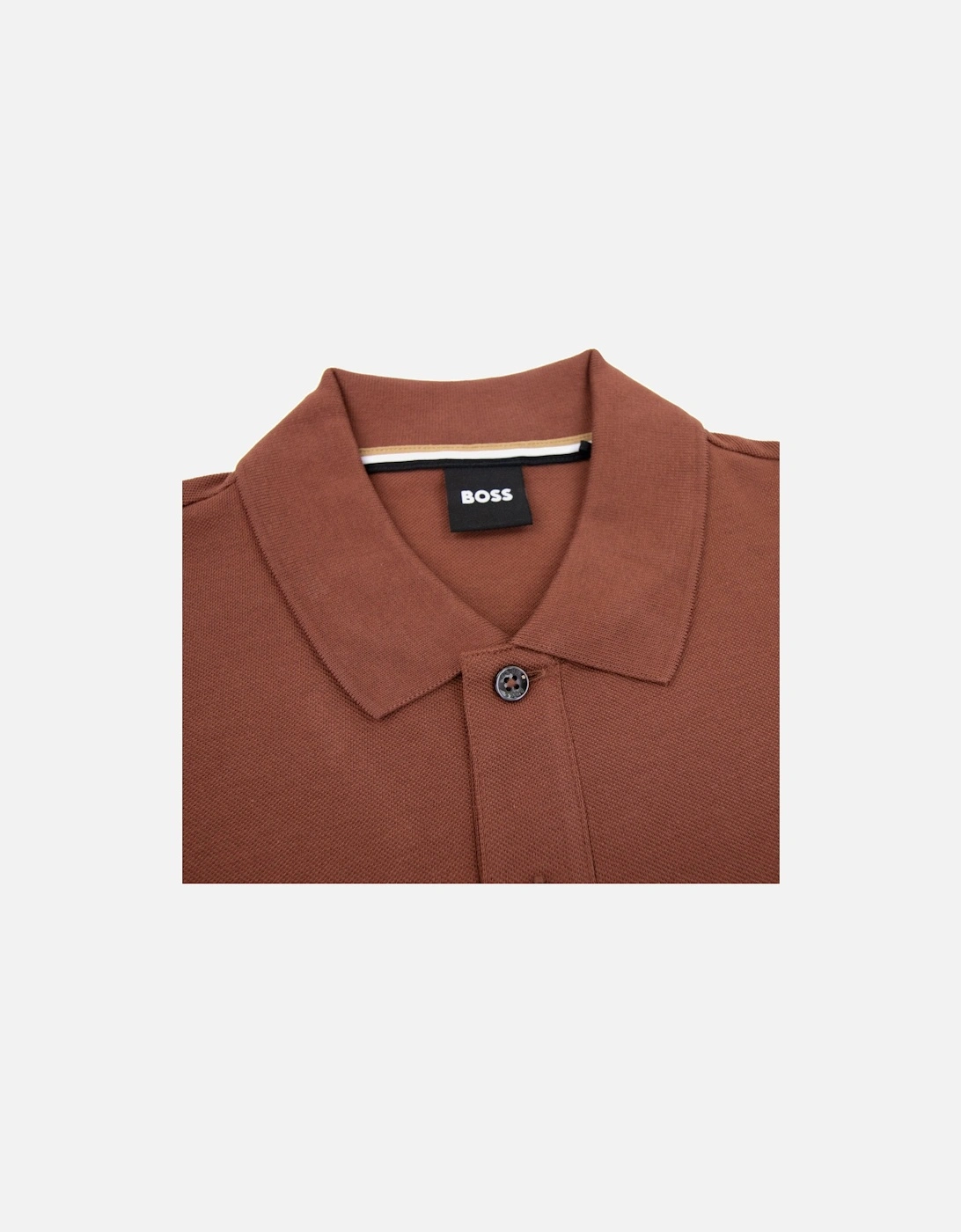 Pallas Embroidered Logo S/s Polo Brown 211
