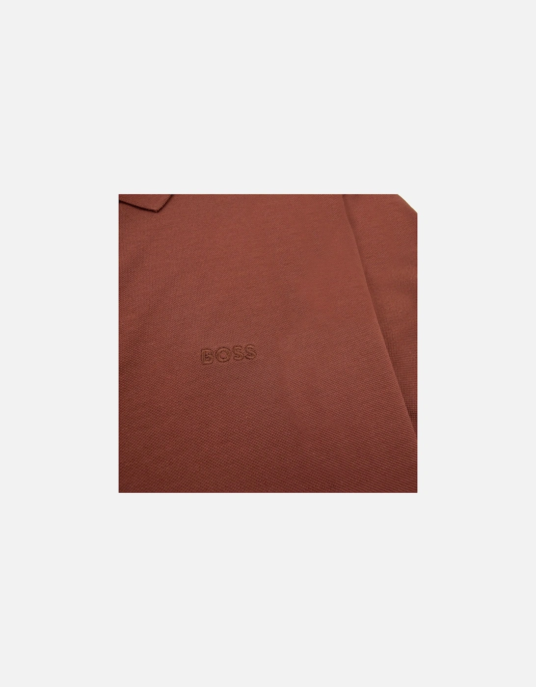 Pallas Embroidered Logo S/s Polo Brown 211