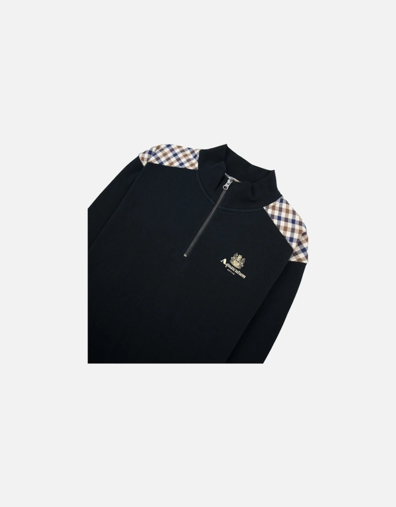 Cc Shoulder 1/4 Zip Sweatshirt 61 Black