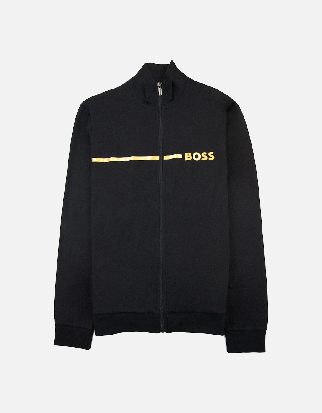 Stripe Logo Tracksuit Jacket Black 001, 5 of 4